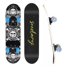 Patinetas Skateboard 7 Capas Madera De Maple 17 Pulgadas