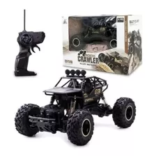 Carrinho Rock Crawler Metal C/ Controle 4x4 Buggy/ Dourado