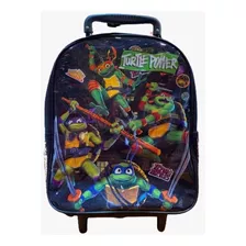 Mochila Tortuga Ninja 30cm. Con Carro 