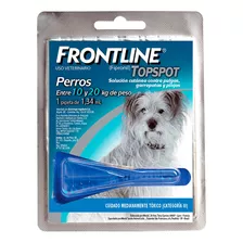 Frontline - Perros De 10 Hasta 20 Pipeta Antipulgas 