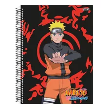 Caderno Naruto 15 Materias Grande 240 Folhas Capa Dura