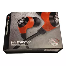 Audífonos Alambricos Monster N-ergy Rojo