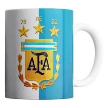 Taza De Cerámica - Argentina Campeon Qatar 2022