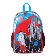 Morral Para Niño Spiderman City M Blanco Color Estampado