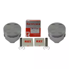 2 Kit De Pistão E Anel Kawasaki Vulcan 750 0,25