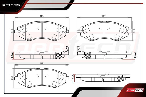 Balatas Delanteras Suzuki Forenza 2004 2006 Foto 2