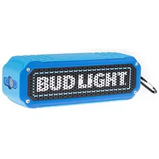 Bud Light Altavoz Bluetooth Inalambrico A Prueba De Golpes 