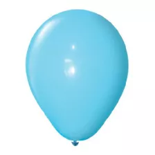 Globos Surtidos Estandar 9 X 50 Cotillon Fiesta Latex Color Color Celeste