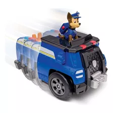 Paw Patrol Chase + Vehiculo Con Sonidos Patrulla Canina