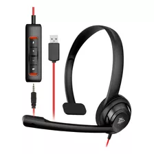 Nubwo Hw02 - Auriculares Usb Con Micrfono, Cancelacin De Rui