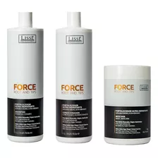 Lisse Pro Kit Force Shampoo + Condicionador + Mascara 1kg