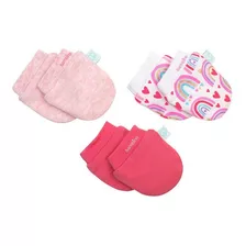 Set 3 Piezas Mitones Bambino Creations Arcoiris Fucsia