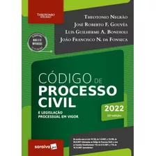 Livro Código De Processo Civil E Legislação Processual Em Vi