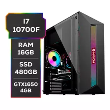 Computador Gamer I7 + 16gb Memória Ssd 480gb + Gtx1650 4gb