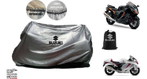 Funda Afelpada 100%impermeable Para Moto  Suzuki Hayabusa Foto 2