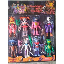 Juguete Five Night At Freddy's 8 Personajes Luces