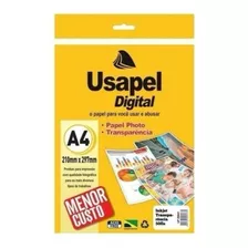 Transparência A4 Cristal Acetato Inkjet Jato De Tintac/50f|