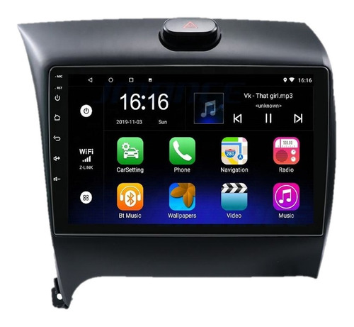 Estereo Kia Forte Cerato 05-15 Android Carplay Wifi Camara Foto 3