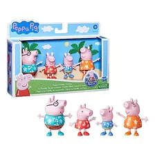 Peppa Pig Férias Com A Família 4 Figuras 7,5cm - Hasbrof8082