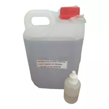 Resina Poliester Cristal + Catalizador X 2 Kilos