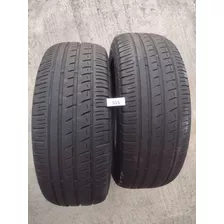 Par Pneus 195/55 Aro 15 marca Pirelli P7 Usados Meia Vida