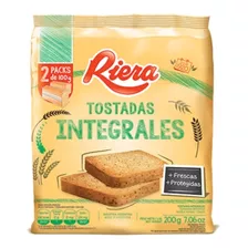 Tostadas Riera Clasicas Integrales 200 Grs X 10 Unidades