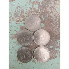  Vendo Monedas De 5 Pesos Año 2017 Y 1 Sola Año 2020