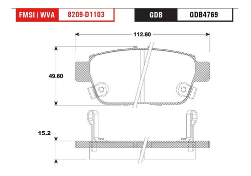 Balatas Trw Traseras Honda Ridgeline 2012 A 2014 Foto 2