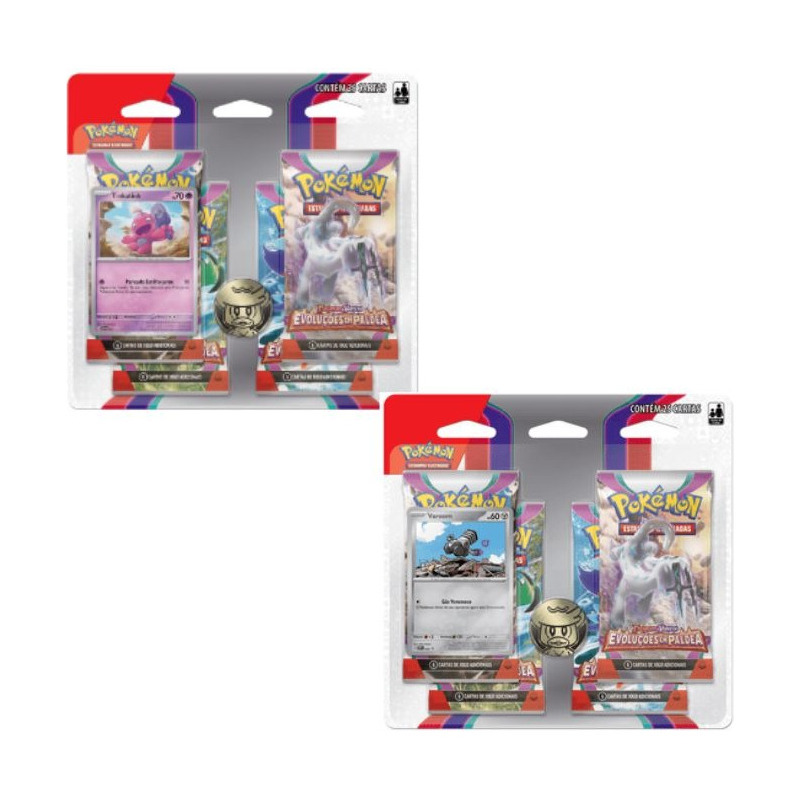 Blister Quadruplo Pokémon Origem Perdida Weavile 31666 Copag