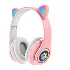 Fone De Ouvido Bluetooth Led Orelha Gato Iuz Headphone