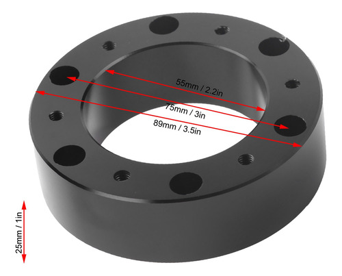 Espaciador De Elevacin Del Volante Cubo De 6 Orificios Foto 2