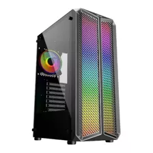 Gabiente Gamer Rgb Atx Lateral De Vidro Oex Gh300 Preto