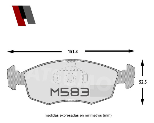 Pastillas De Freno Delanteras Fiat Tempra 16v 1995-2001 Foto 3