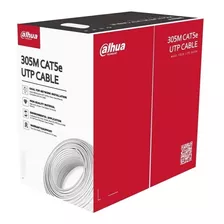 Cable Utp Dahua 305m Cat5e 100% Cobre Red/dvr/cctv/seguridad