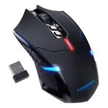 Ratón Inalambrico Ergonómico Retroiluminado Rgb 7 Botones