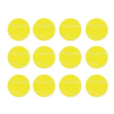 Beistle, 12 Recortes De Pelotas De Tenis, 10 (amarillo/blan