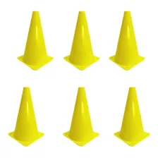 Kit Cone De Plástico Rígido 23cm 6 Unidades Plastcor