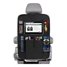 Organizador Auto Asiento Porta Tablet iPad Celular Botella