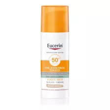 Eucerin Sun Gel Crema Toque Seco Tono Medio Spf50+ De X 50ml