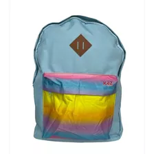 Mochila Escolar De Costas Cores - Kaz