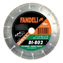 Disco Diamante Segmentado Fandeli 7 PLG Di802