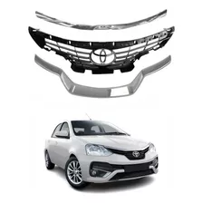 Grade Radiador Toyota Etios 2018 2019 2020 Frisos Cromado