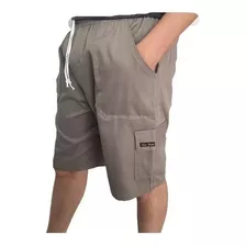 Shorts Bermuda Masculino Elástico Sarja Promoção Barato 