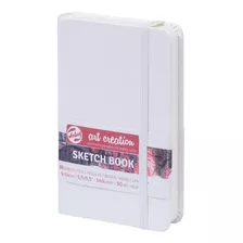 Sketchbook Dibujo Pasta De Color 80h 140g 9x14cm Color Blanco