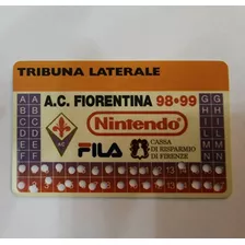 Raro Ingresso Da Temporada 1998 / 1999 Fiorentina Itália