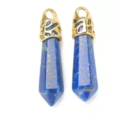 Lapis Lazuli Hexagonal Pendulo 33x10mm