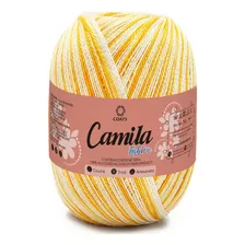 Linha Camila Fashion Matizada Crochê Tricô Varias Cores 500m Cor 05295 - Amarelo Claro/escuro