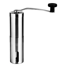 Molinillo Café Manual Moledor Triturador Acero Inox Plateado