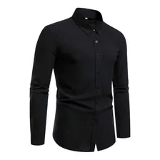 Camisa De Caballero Unicolor