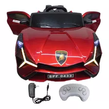 Carro Montable Eléctrico Tipo Lamborghini Entrada Usb, Aux